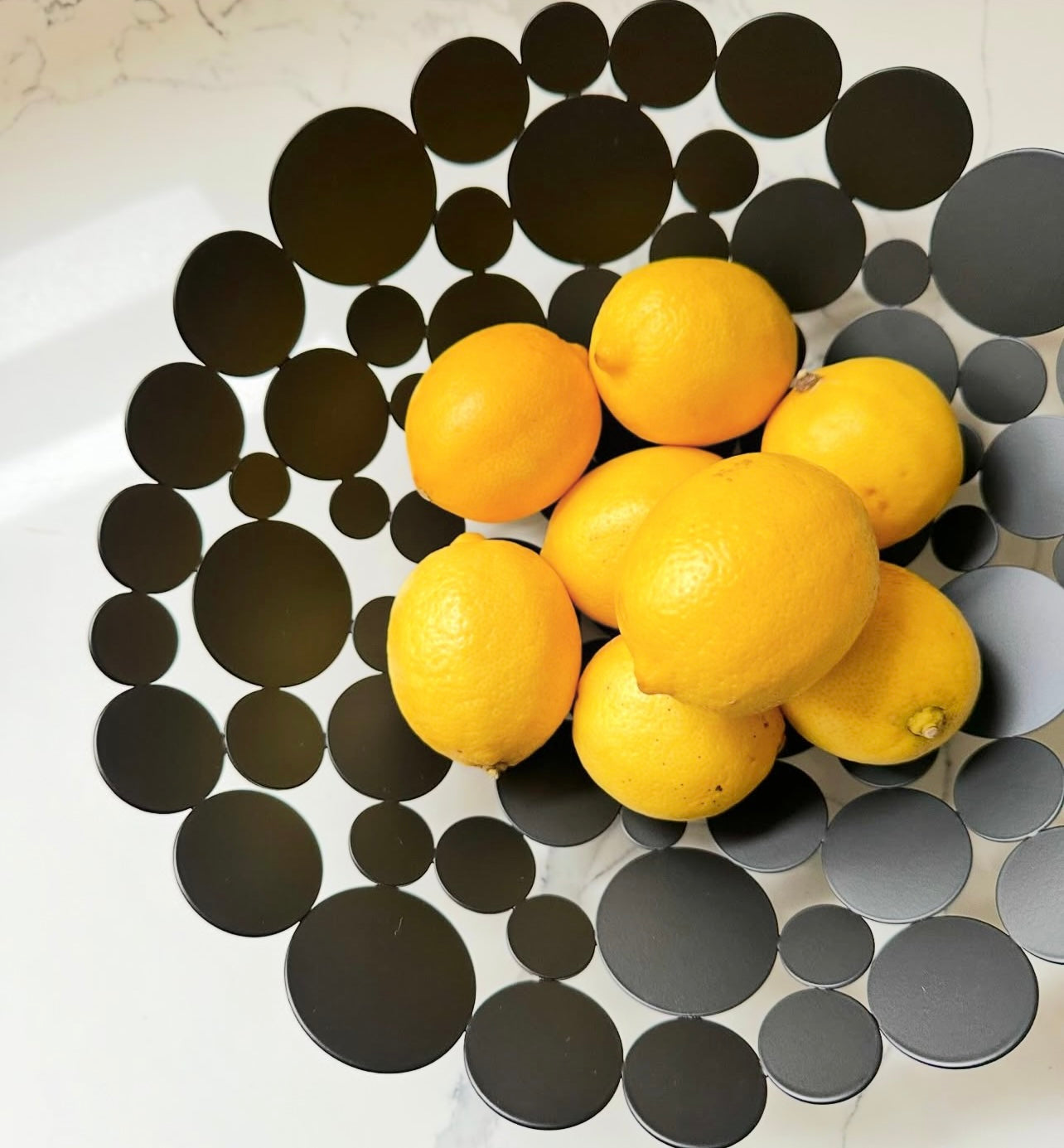 Circle Cut Out Fruit Bowl