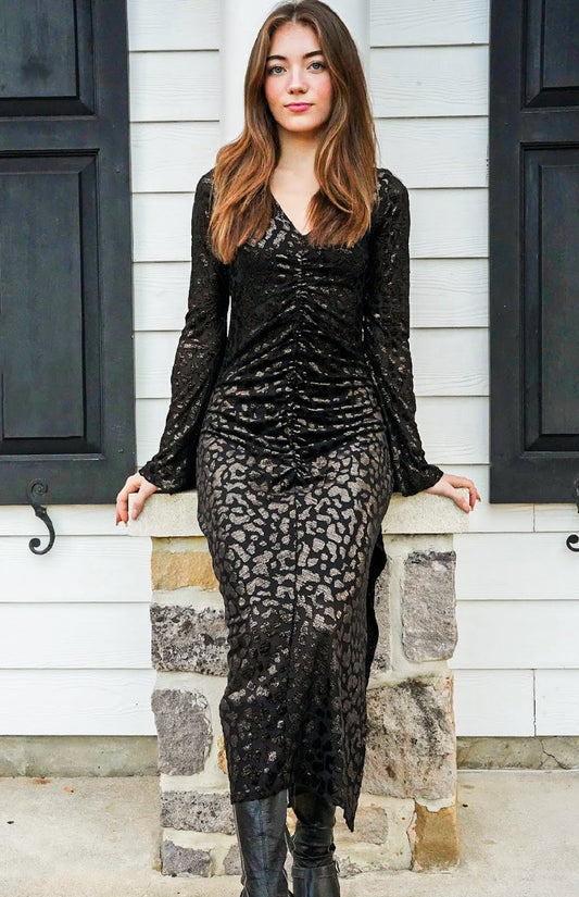 FINAL SALE Layla Velvet Dress