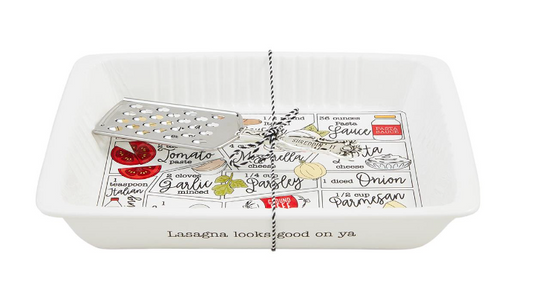 Lasagna Recipe Baker Set