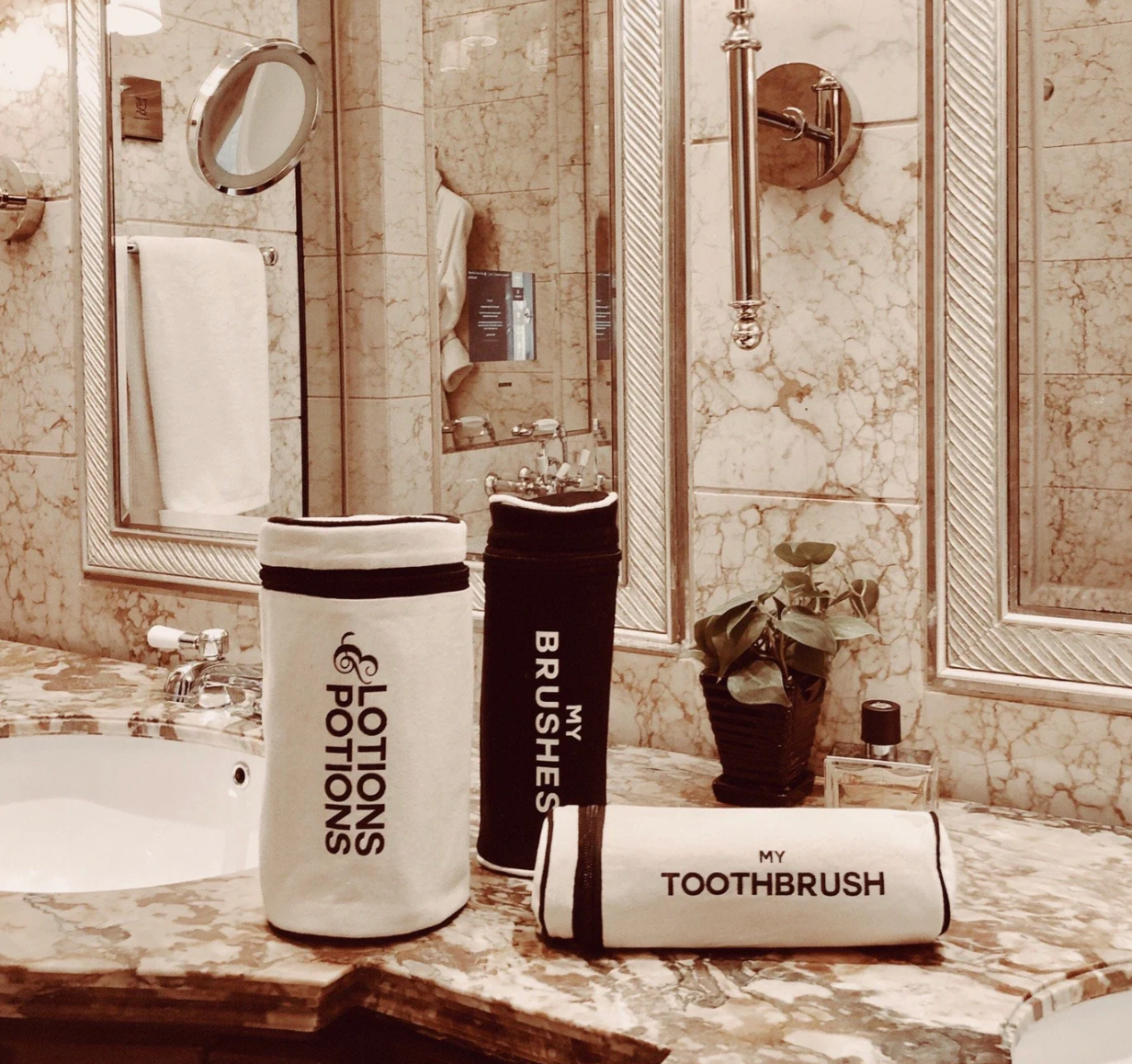 White Toothbrush Travel Case
