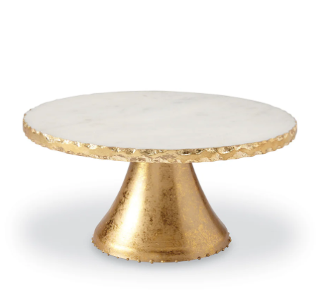 Marble Gold Pedestal Stand