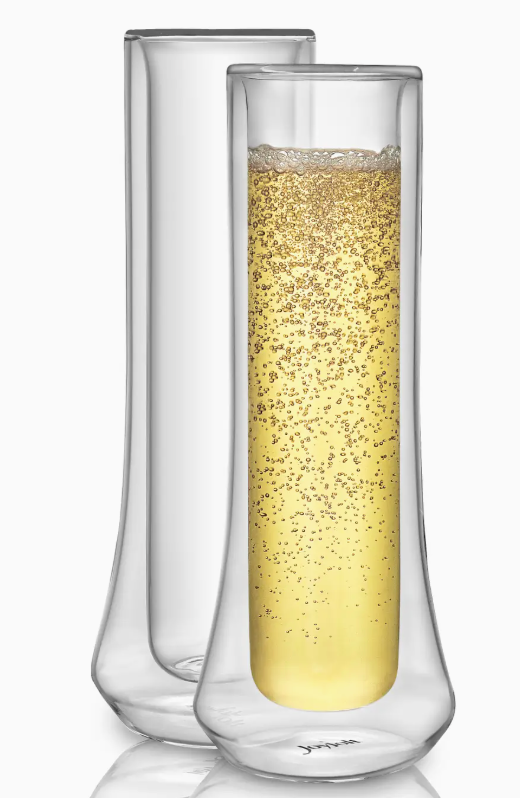 1 Double Wall Champagne Glass