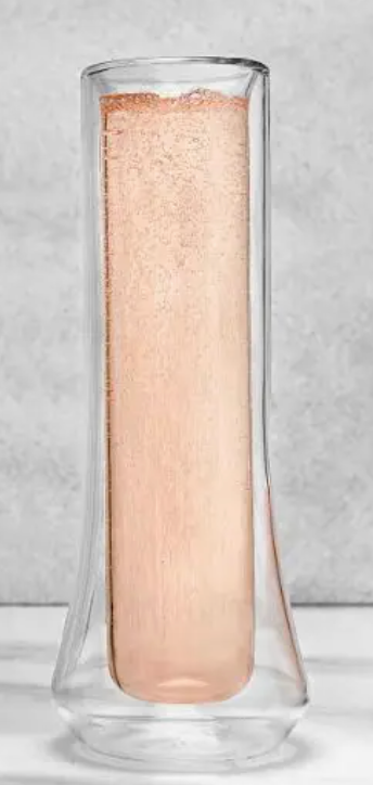 1 Double Wall Champagne Glass