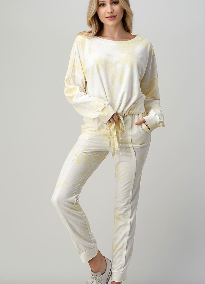Banana Tie Dye Joggers
