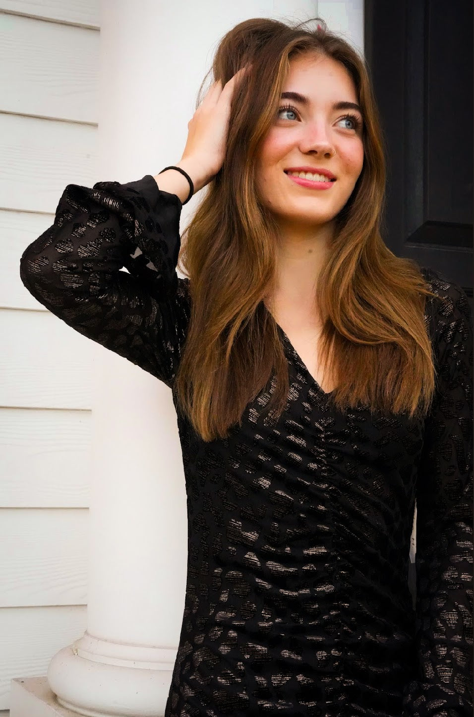 FINAL SALE Layla Velvet Dress
