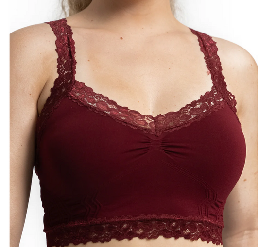 Burgundy Bralette