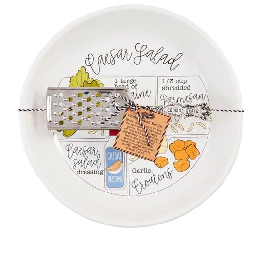 Caesar Salad Recipe Bowl Set