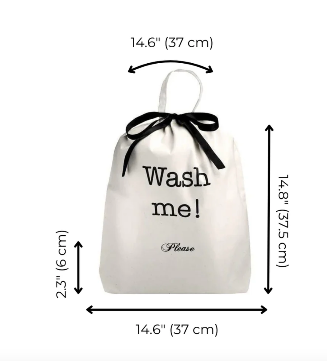 Cream Wash Me, Laundry Bag