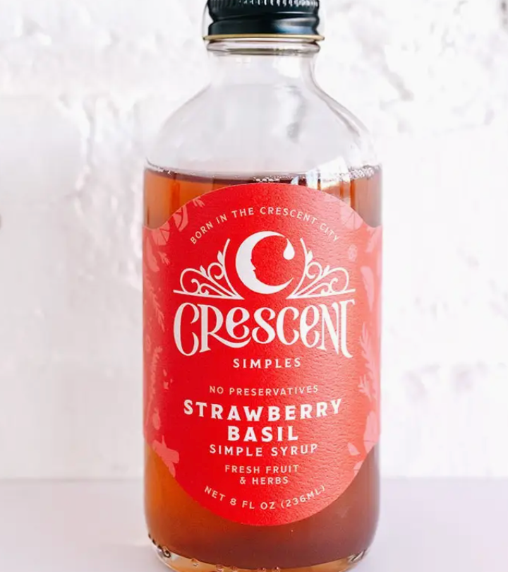 Strawberry Basil Simple Syrup