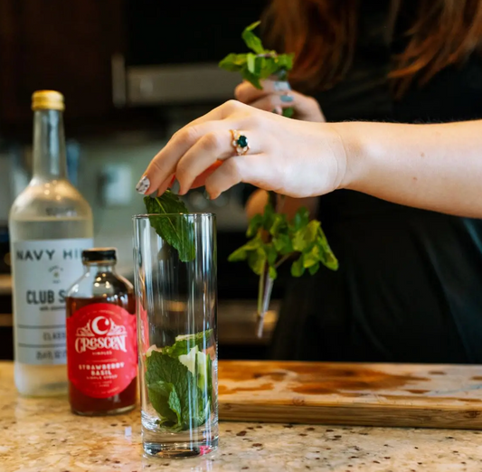 Strawberry Basil Simple Syrup