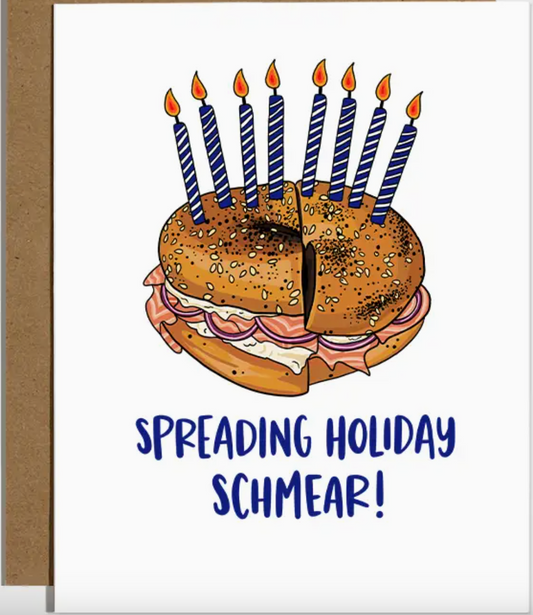 Holiday Schmear Greeting Card