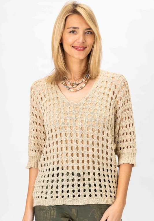 Gold Shimmer Sweater