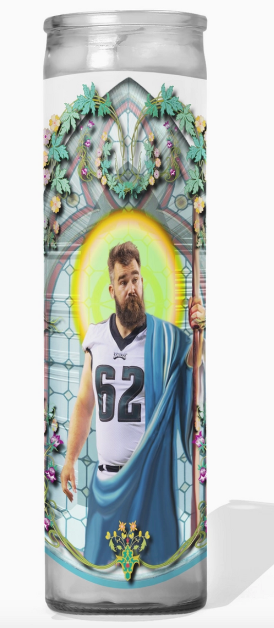 Jason Kelce Prayer Candle - Philadelphia Eagles