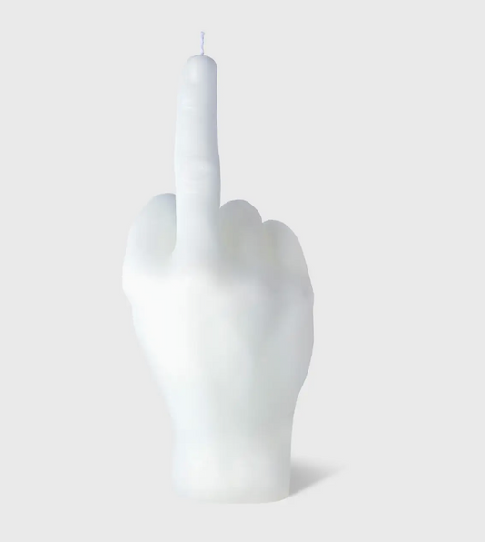 "F*Ck You" Candle in White