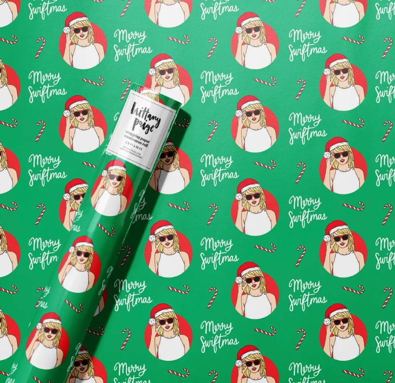 Merry Swiftmas Christmas Wrapping Paper Roll