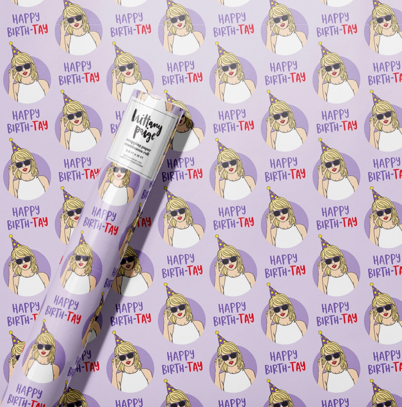 Happy Birth-Tay Wrapping Paper Roll