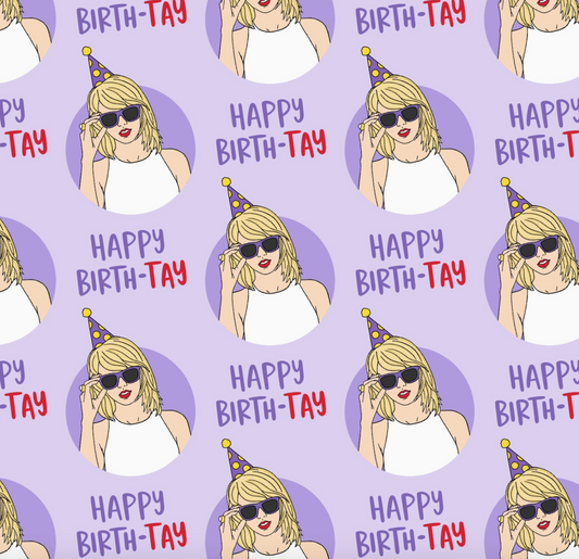 Happy Birth-Tay Wrapping Paper Roll