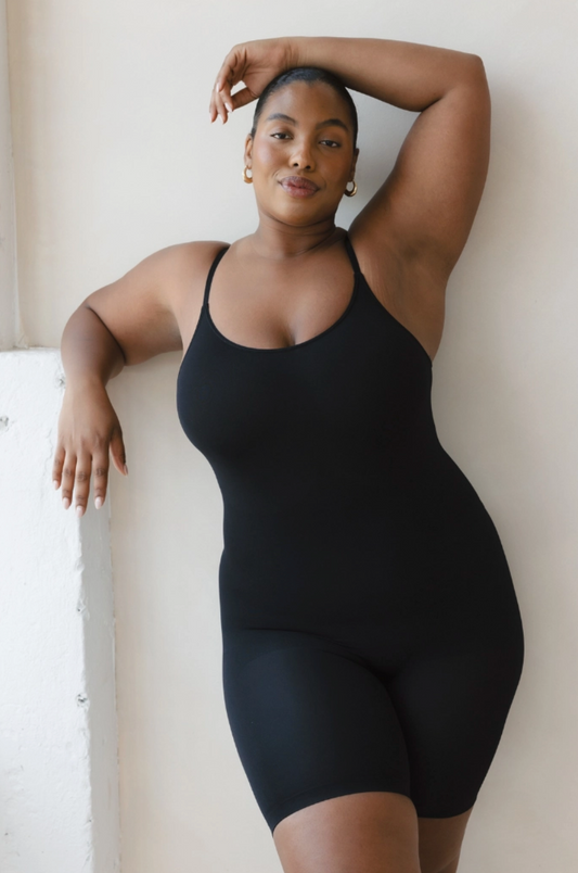 Black Mid-Thigh Sculpting Shapewear