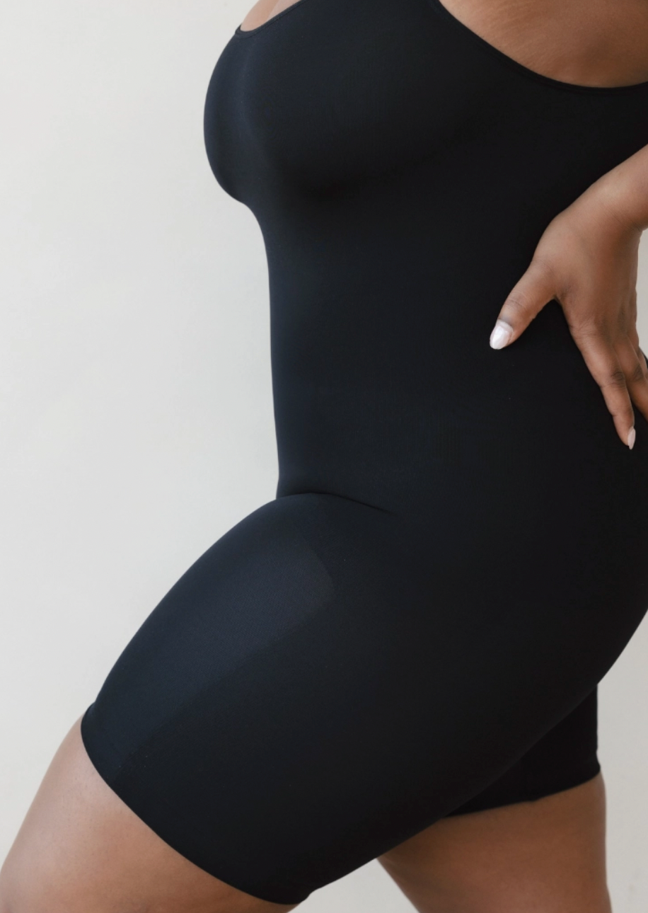 Black Mid-Thigh Sculpting Shapewear