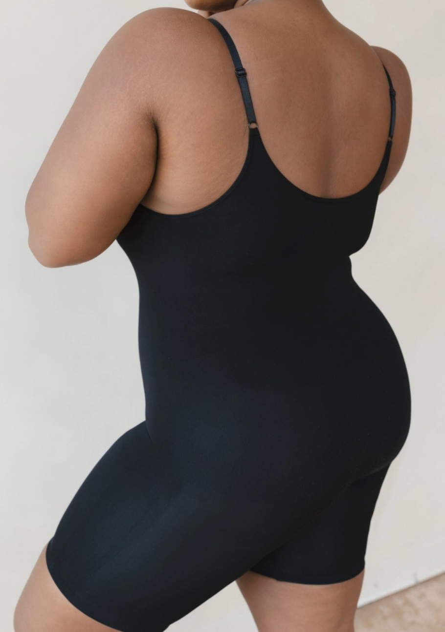 Black Mid-Thigh Sculpting Shapewear